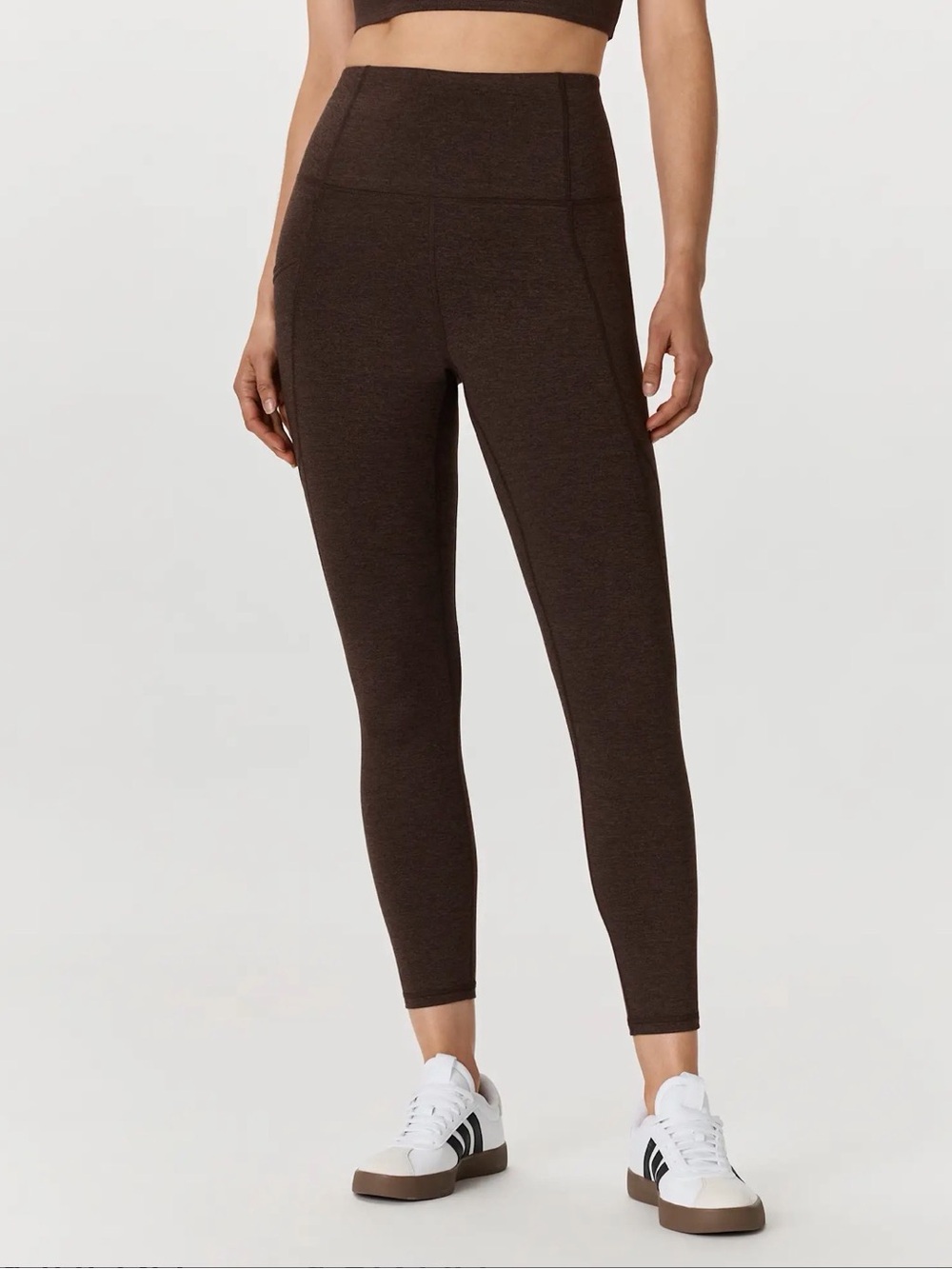 Quince Ultra-Soft High-Rise Pocket Leggings Chocolate Brown Espresso Women’s M